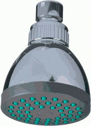 лейка верхнего душа MELODIA d70мм, хром/серый/зеленый MKP20495C