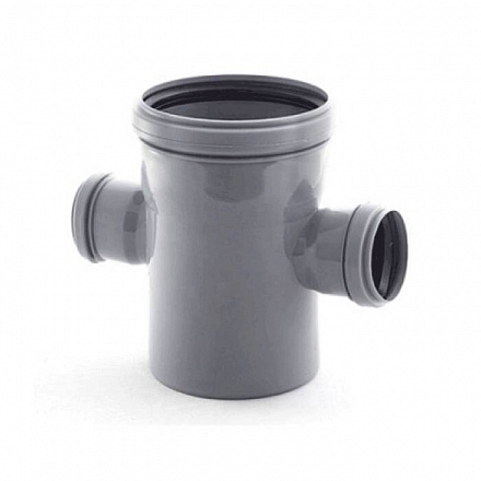 Крестовина PP-H 1-пл сер б/н Дн110х110х50х87, 5гр в/к BASE VALFEX 27211115