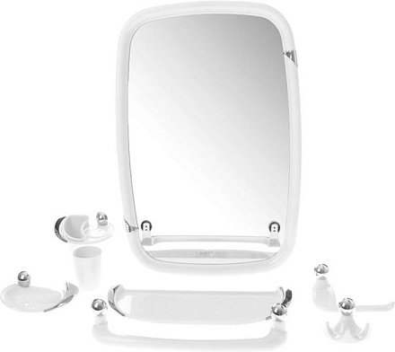 набор для ванной BEROSSI Вива Классик 10201 снежно-белый