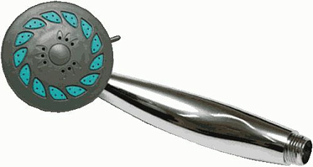 лейка MELODIA 2 функции, d74мм, хром/серый/зеленый MKP20577P