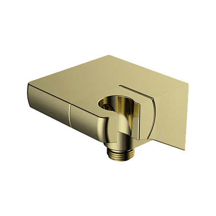 Наст. соед. д/шланга с поворотн. держателем 80х80х62мм KAISER 0161, пластик, в кор./Brushed gold