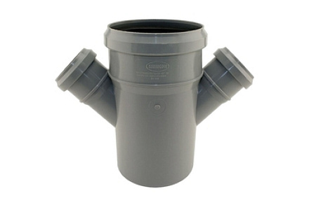 канализация, КРЕСТОВИНА D=110х50х50 45* ПП ПОЛИТРОН