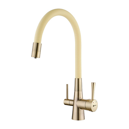 смеситель кухня LEMARK Comfort с подключением к фильтру с питьевой водой LM3075B-Beige