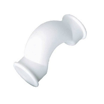 Скоба PP-R бел Дн25 обвод с муфт ZFPCL