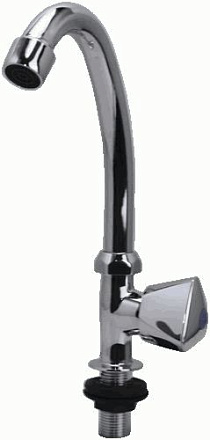 смеситель моно Ex-Promt пластик ручка Трио/Trio 1/2" керамика Ex101.2-02 (2 шт. в кор.)