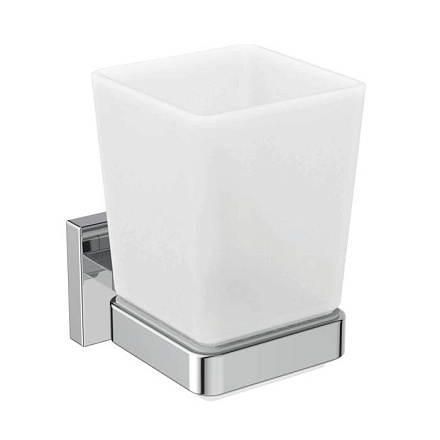 Стакан с держателем IOM Square хром Ideal Standard E2204AA