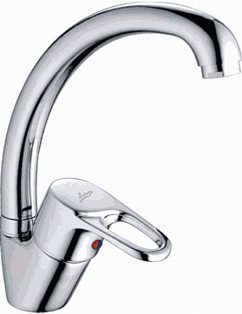 смеситель кухня LEDEME картридж д.40мм, утка, с гайкой L5950