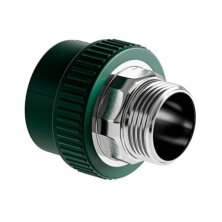 Муфта SLT BLOCKFIRE PP-R комб. НР 50×1 1/2" под ключ (4/28)