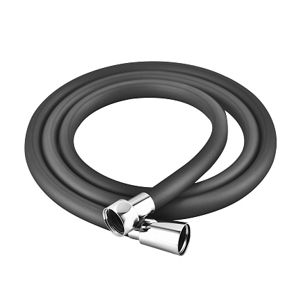 шланг д/душа MELODIA WONDER SILICONE ANTI-TWIST 1/2"*1/2" конус нерж.d15, L175см сталь MKP34447BLgu