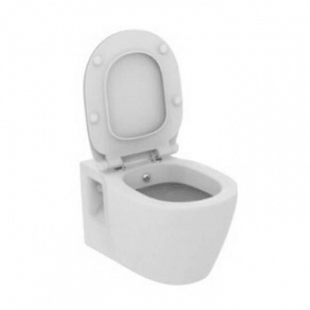 Унитаз-биде подвесной горизонтальный выпуск без сиденья белый CONNECT Ideal Standard E781901