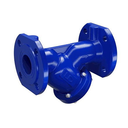 Фильтр сетчатый Y-образный чугун Ду 80 Ру16 Тмакс=150 oC фл ФСФ LD LD.ФСФ.080.16