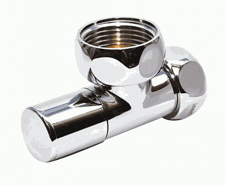 вентиль угловой колпак для полотенцесушителя 1" * 3/4" г/г (пара) SMART