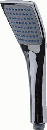 лейка MELODIA квадрат 1 функция, 70х70мм, L215мм, хром/серый/голуб. MKP20596