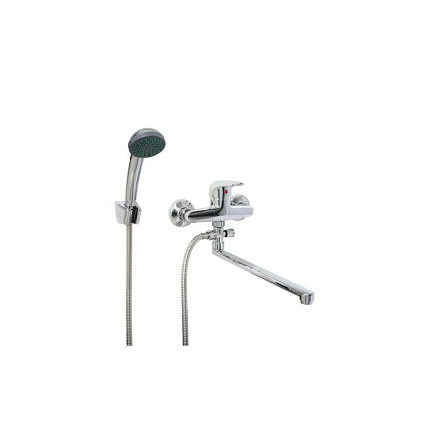 Смес/ванна ПСМ-521-072 однор дл/изл плоск Lобр в/к ЕВРО Профсан PSM-521-072